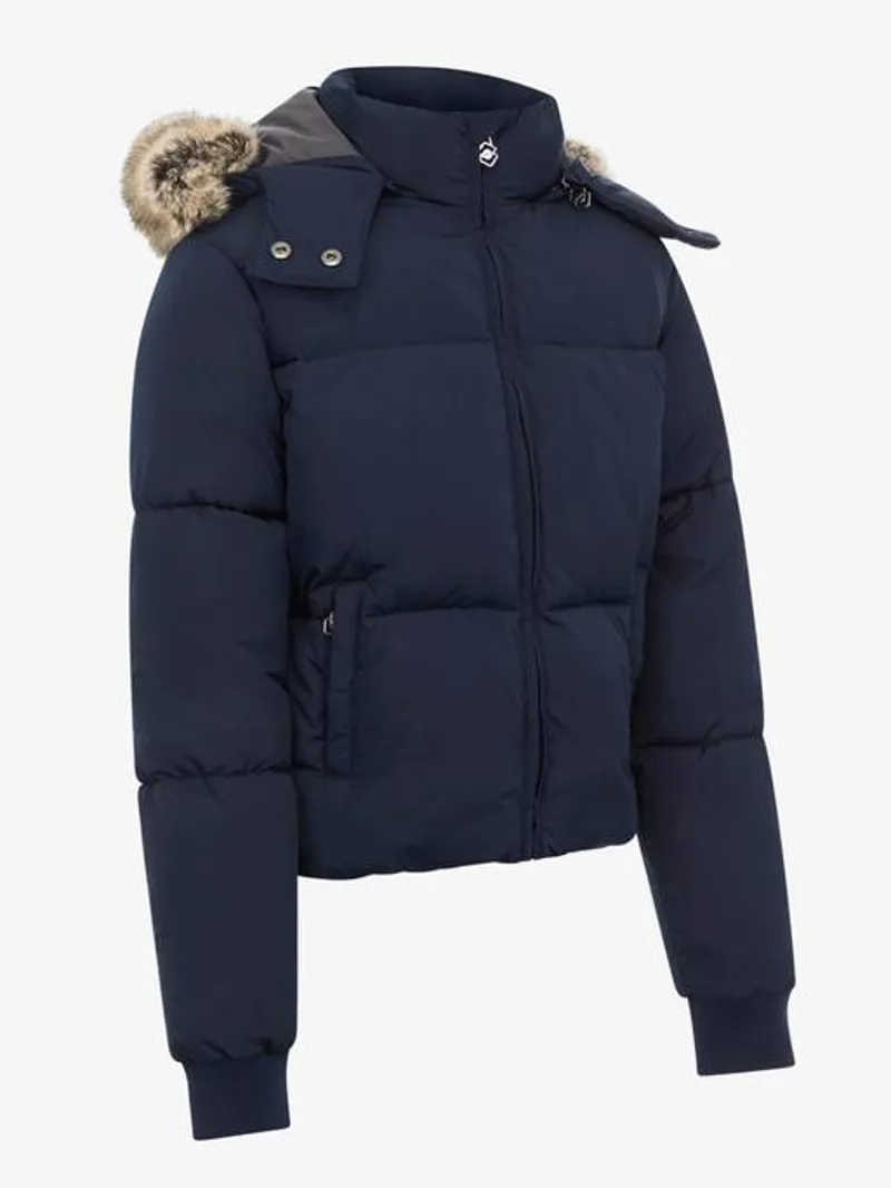 LeMieux Young Rider Gia Puffer Jacket in Navy-1